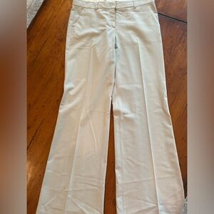 Theory Off-White Wide Leg Women's Pants